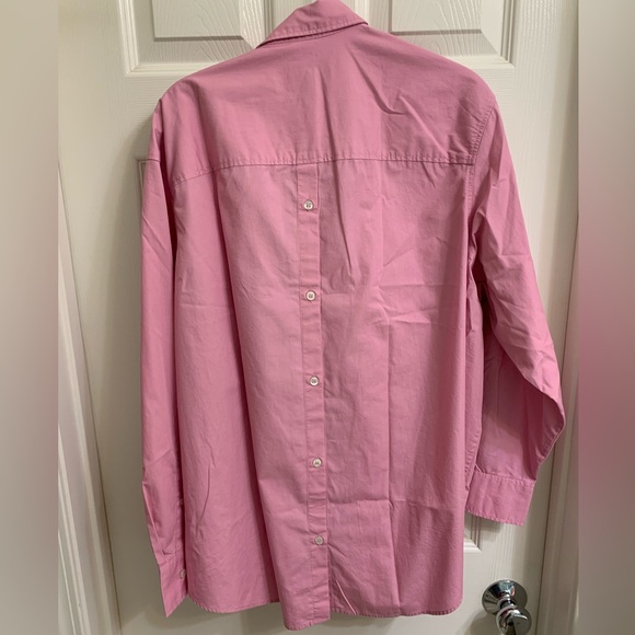 Pink Gap Organic Big Cotton Shirt - Picture 3 of 5